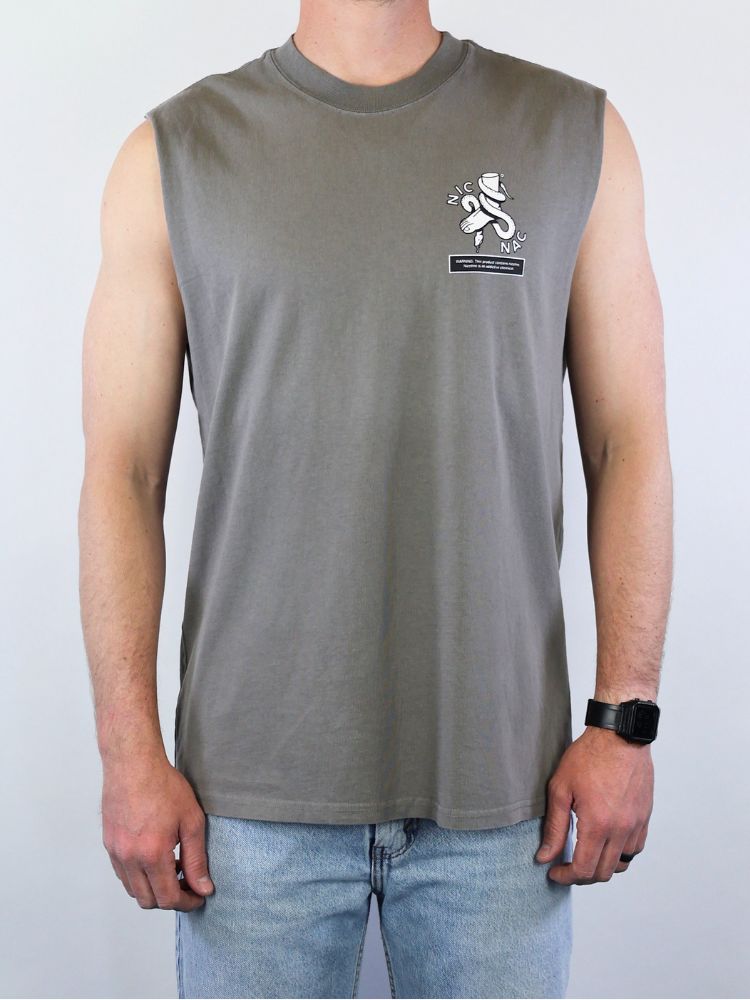 Heavy Faded Cotton Tank