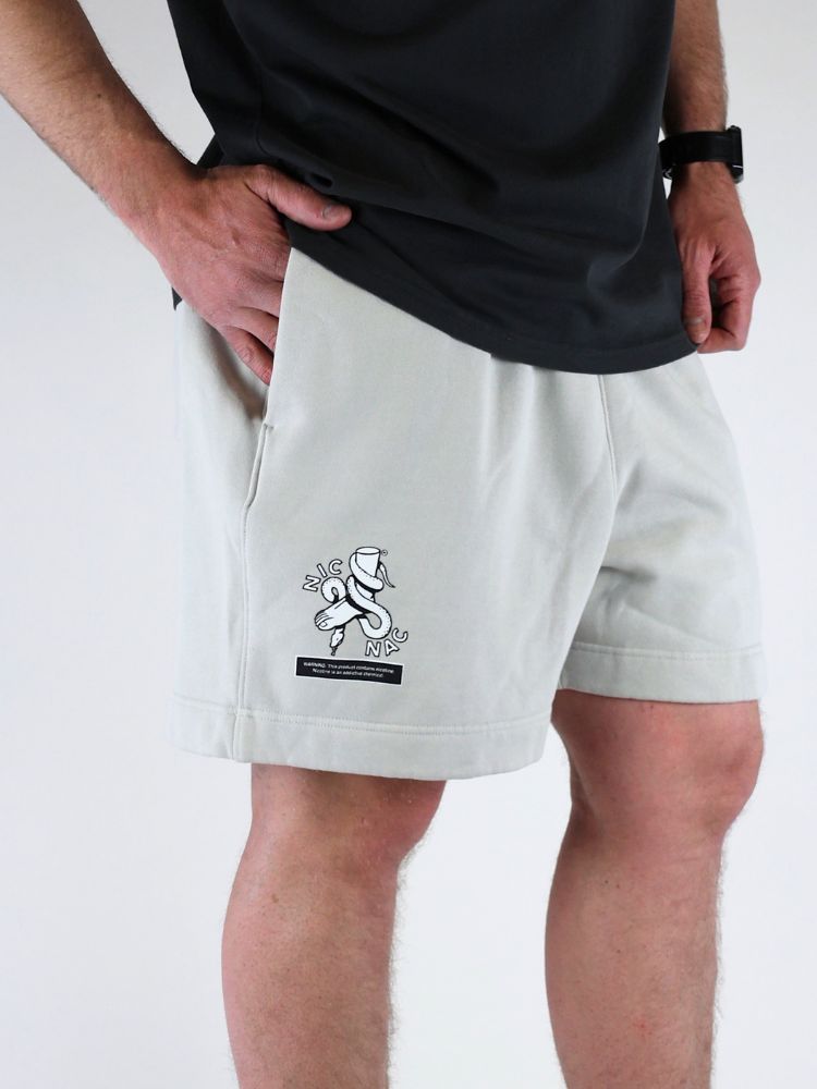 Relaxed Faded Track Shorts