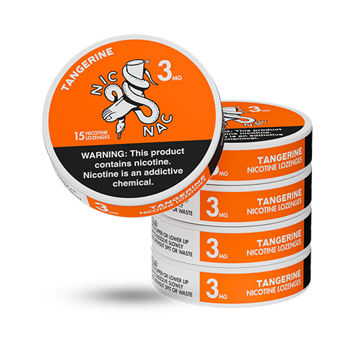 Nic Nac | Tangerine Non-Tobacco Nicotine Lozenge