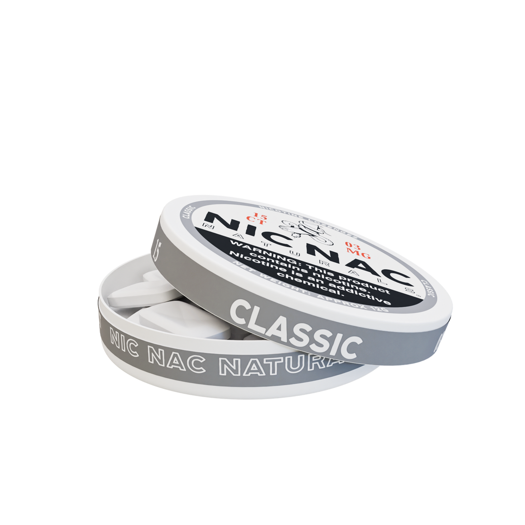 Classic Nic Nac - Open Lid - 3mg