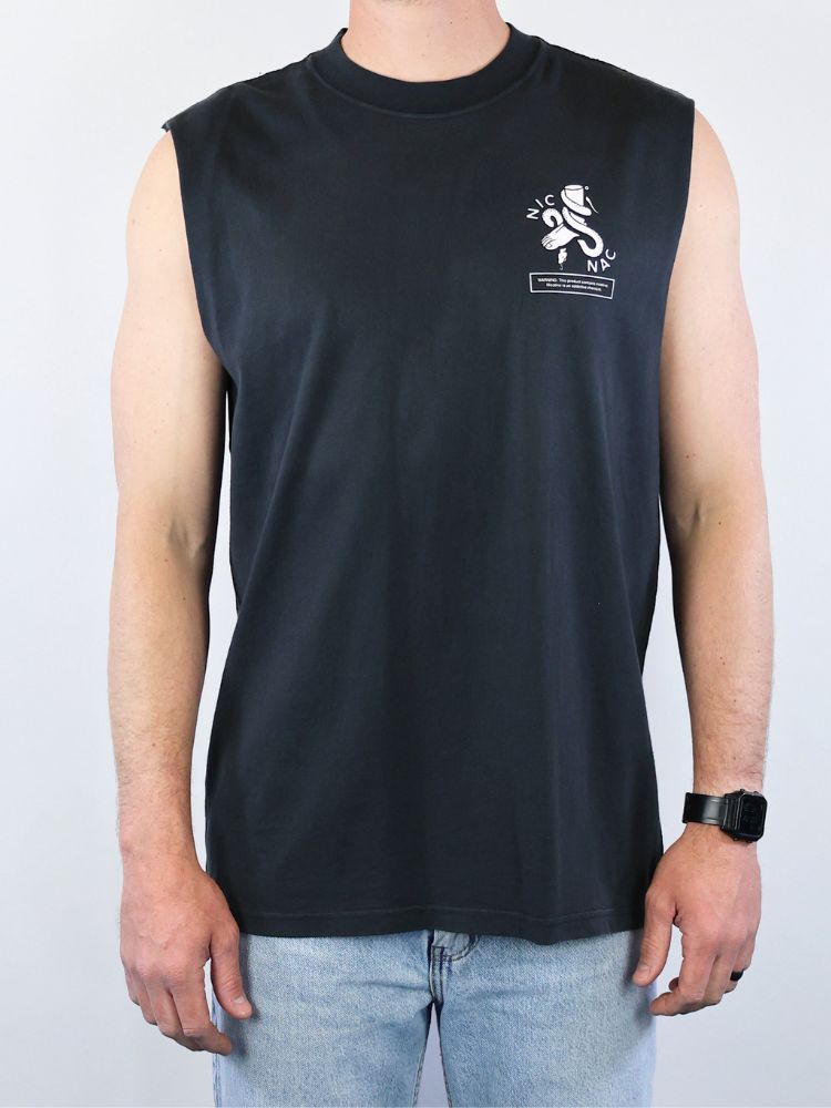 Heavy Faded Cotton Tank