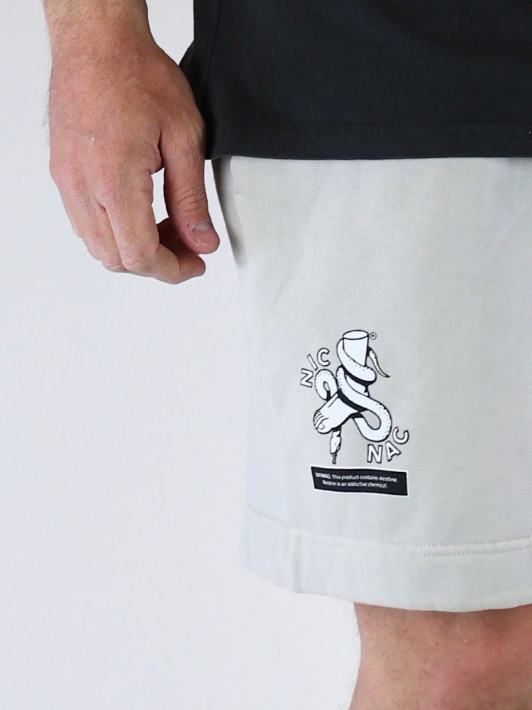 Relaxed Faded Track Shorts